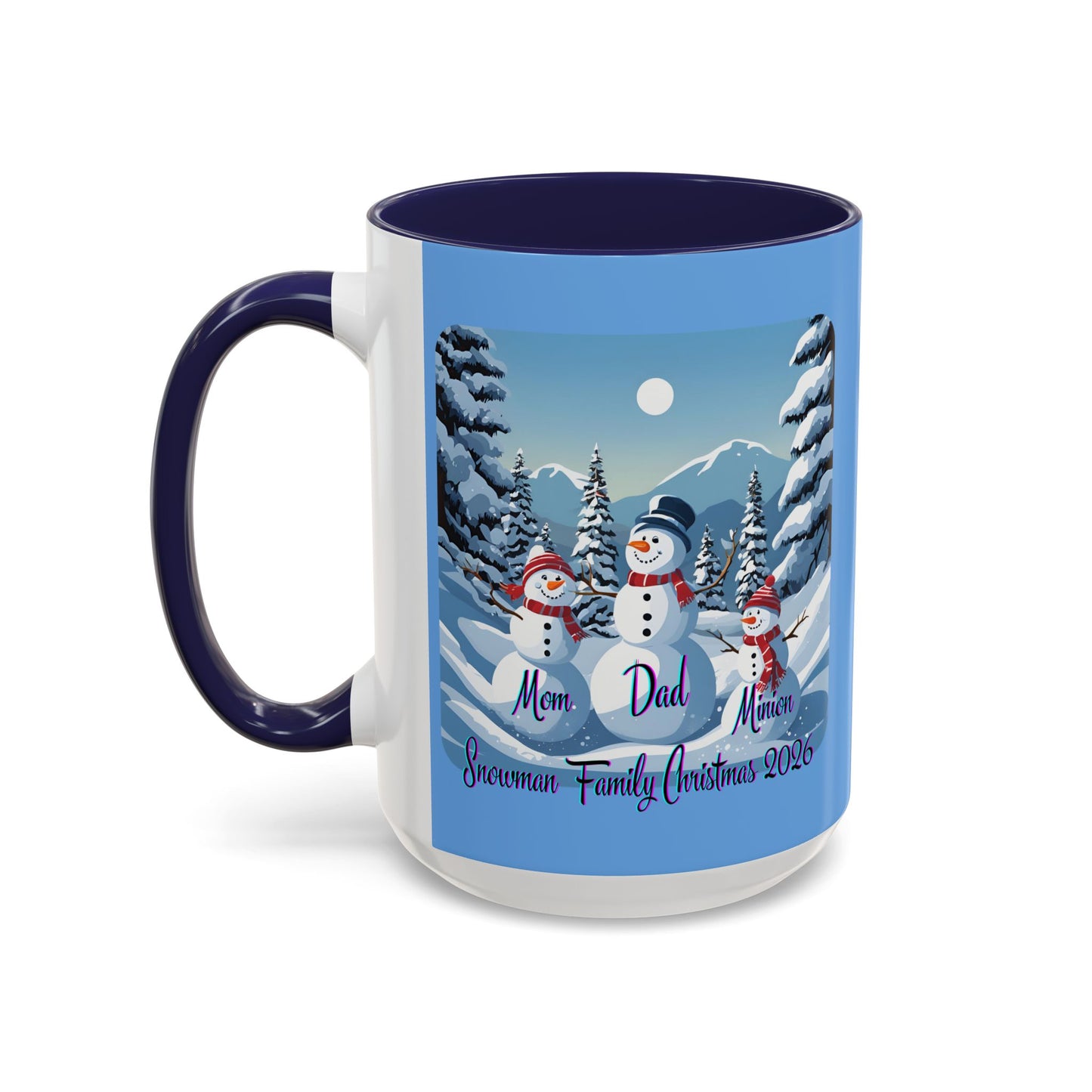 Snowman Family of 3 Accent Mug by cypherpunkgear.com