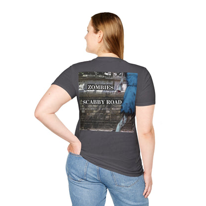 2-sided Scabby Road DKcolors Unisex T-Shirt by cypherpunkgear