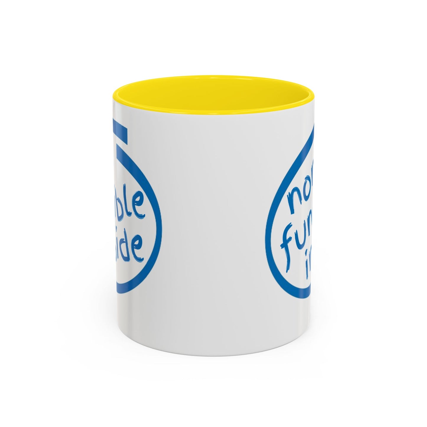 Non-Fungible Inside White Accent Mug by cypherpunkgear.com