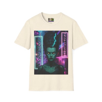 Bride of Frankenpunk Light colors Unisex T-Shirt by CreepyCrafts.boo