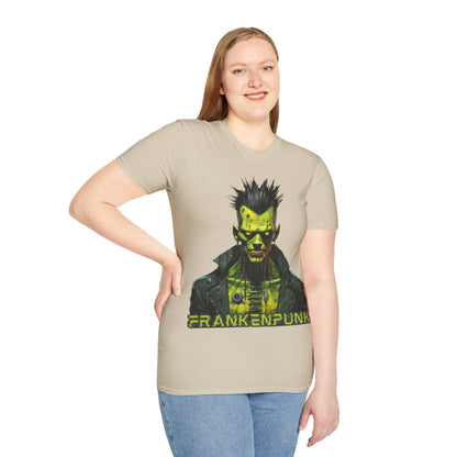 Frankenpunk Light colors Unisex T-Shirt by CreepyCrafts.boo