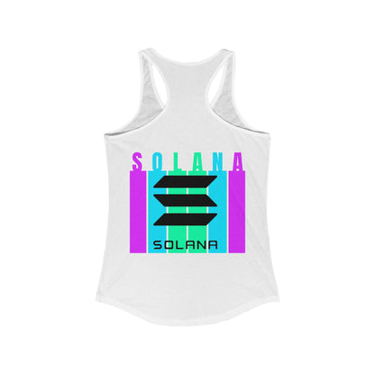 2-sided Solana Women's Racerback Tank Top by cypherpunkgear