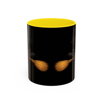 Velvet Vex Black Accent Mug by CreepyCrafts.boo