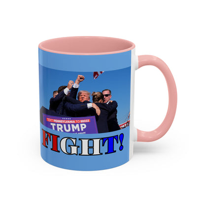 Fight! Accent Mug by cypherpunkgear