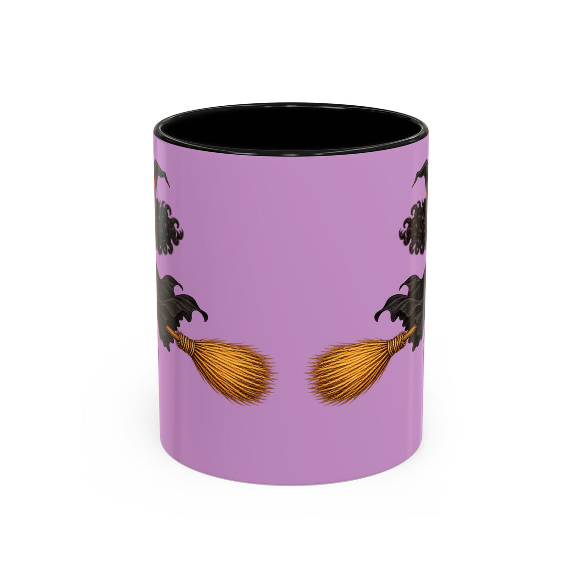 Velvet Vex Pink Accent Mug by CreepyCrafts.boo
