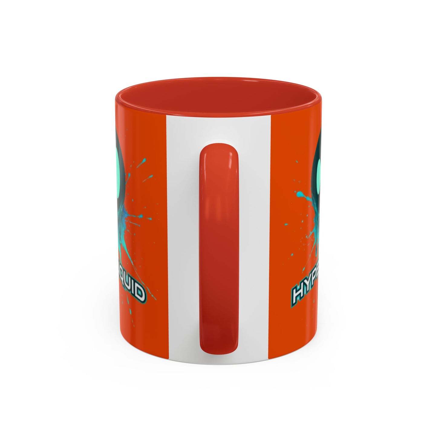 HYPE Drip Orange Accent Mug by cypherpunkgear.com