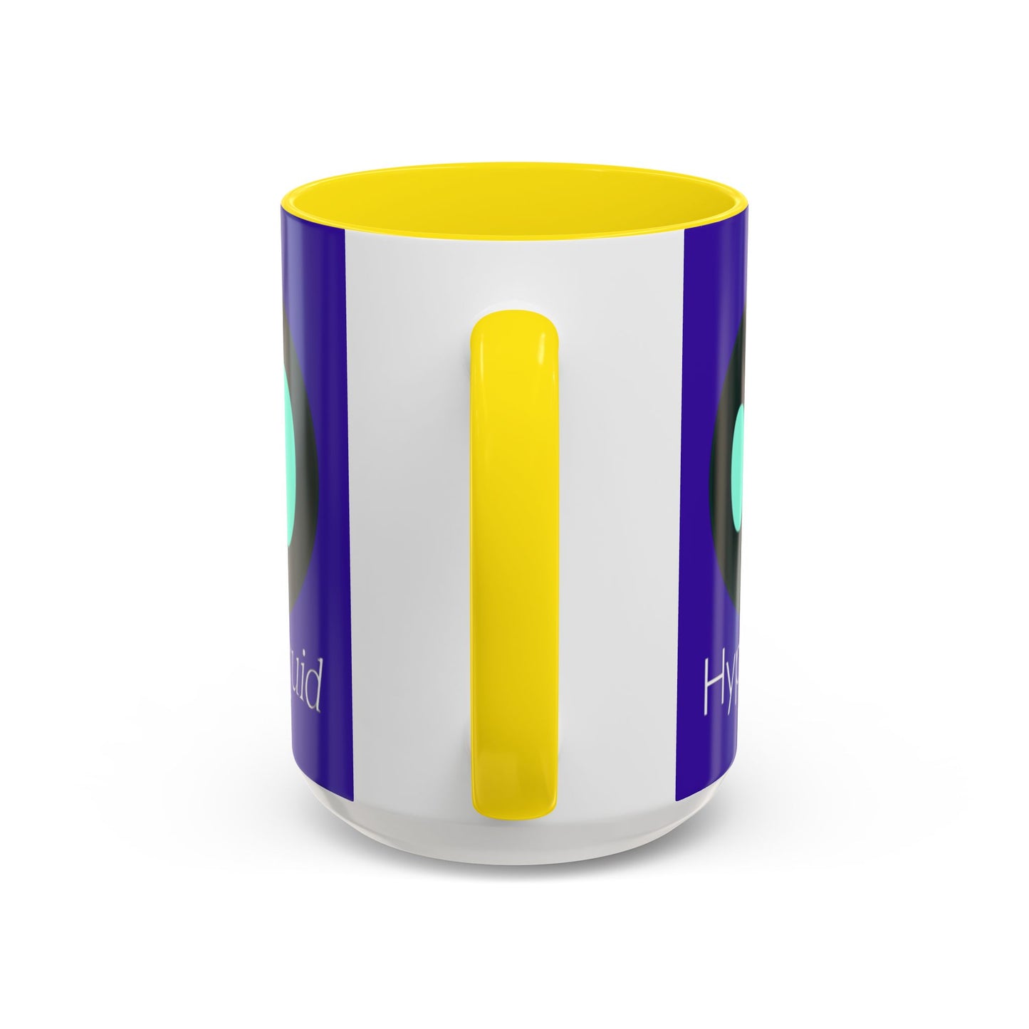 Hyperliquid White font Dark Purple Accent Mug by cypherpunkgear.com