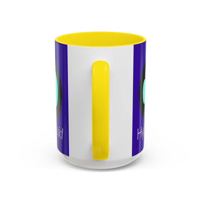 Hyperliquid White font Dark Purple Accent Mug by cypherpunkgear.com