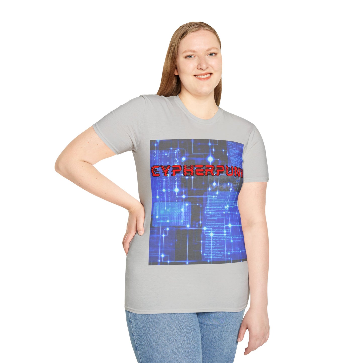 Cypherpunk Light colors Unisex T-Shirt by cypherpunkgear.com
