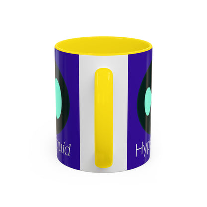 Hyperliquid White font Dark Purple Accent Mug by cypherpunkgear.com