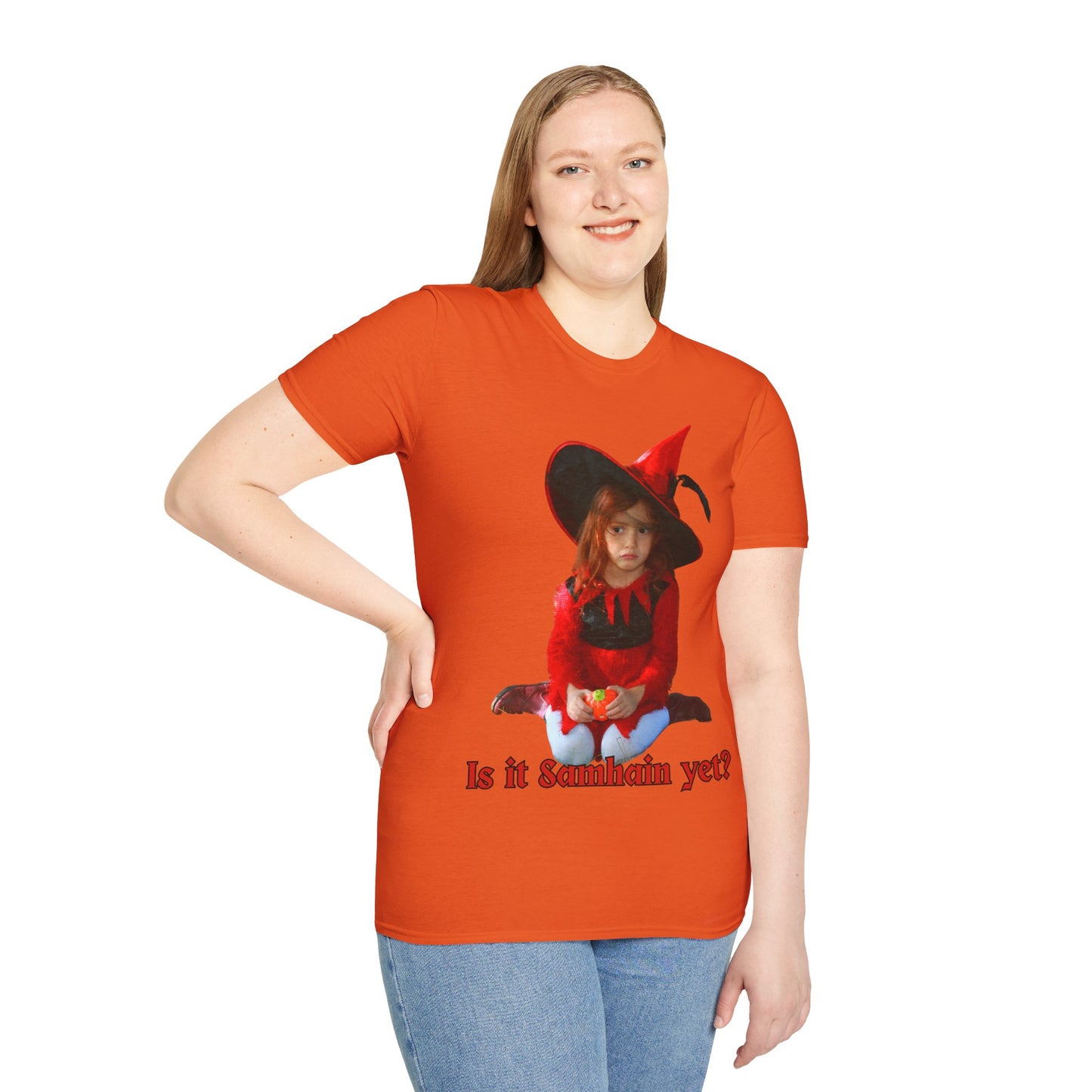 Is it Samhain yet? Light colors Unisex T-Shirt by CreepyCrafts.boo
