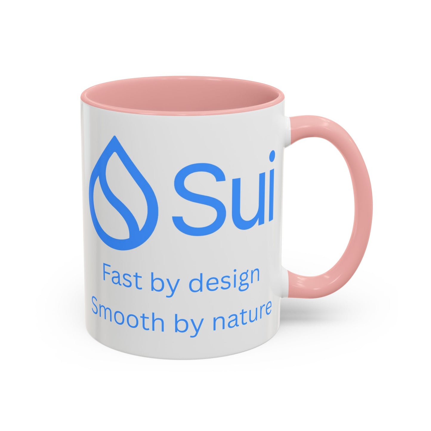 SUI White Accent Mug by cypherpunkgear.com