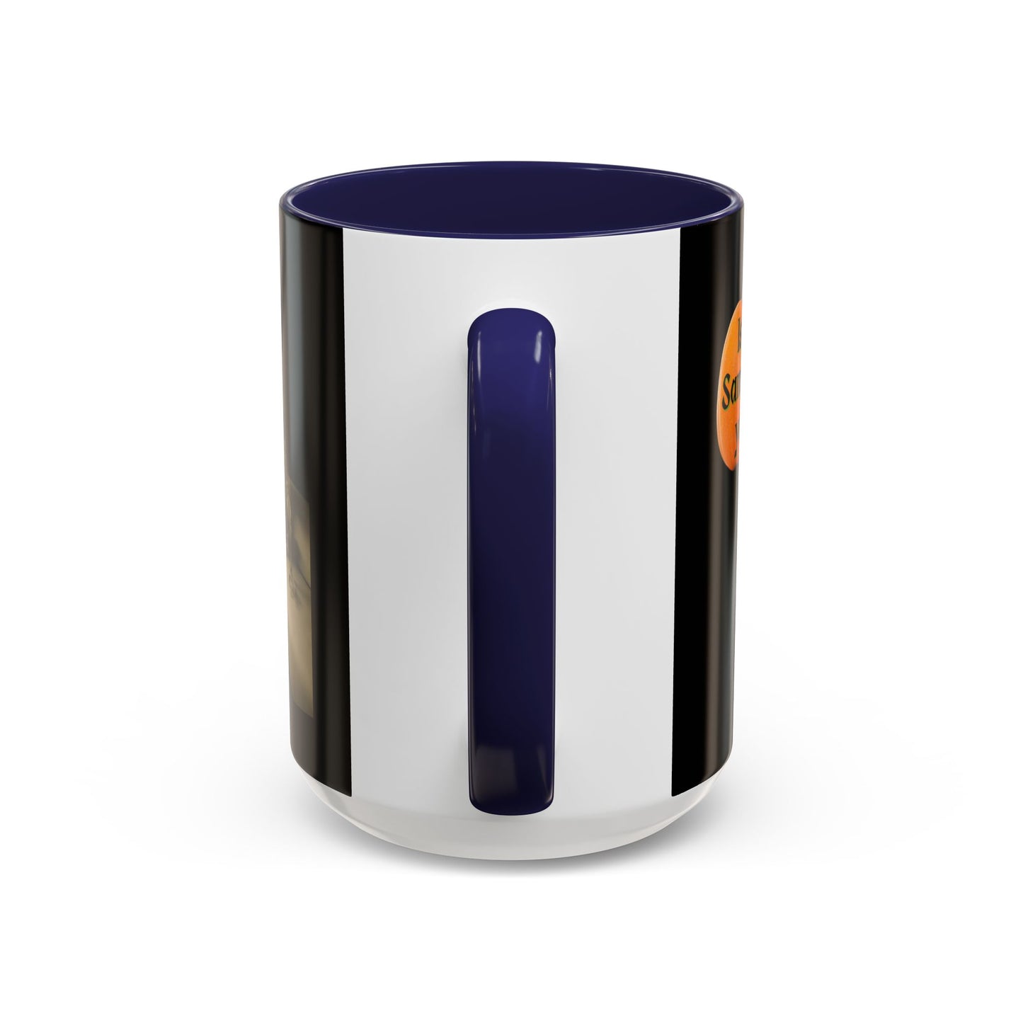 Is it Samhain yet? Skeleton's Pumpkin Black Accent Mug by CreepyCrafts.boo