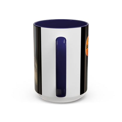 Is it Samhain yet? Skeleton's Pumpkin Black Accent Mug by CreepyCrafts.boo