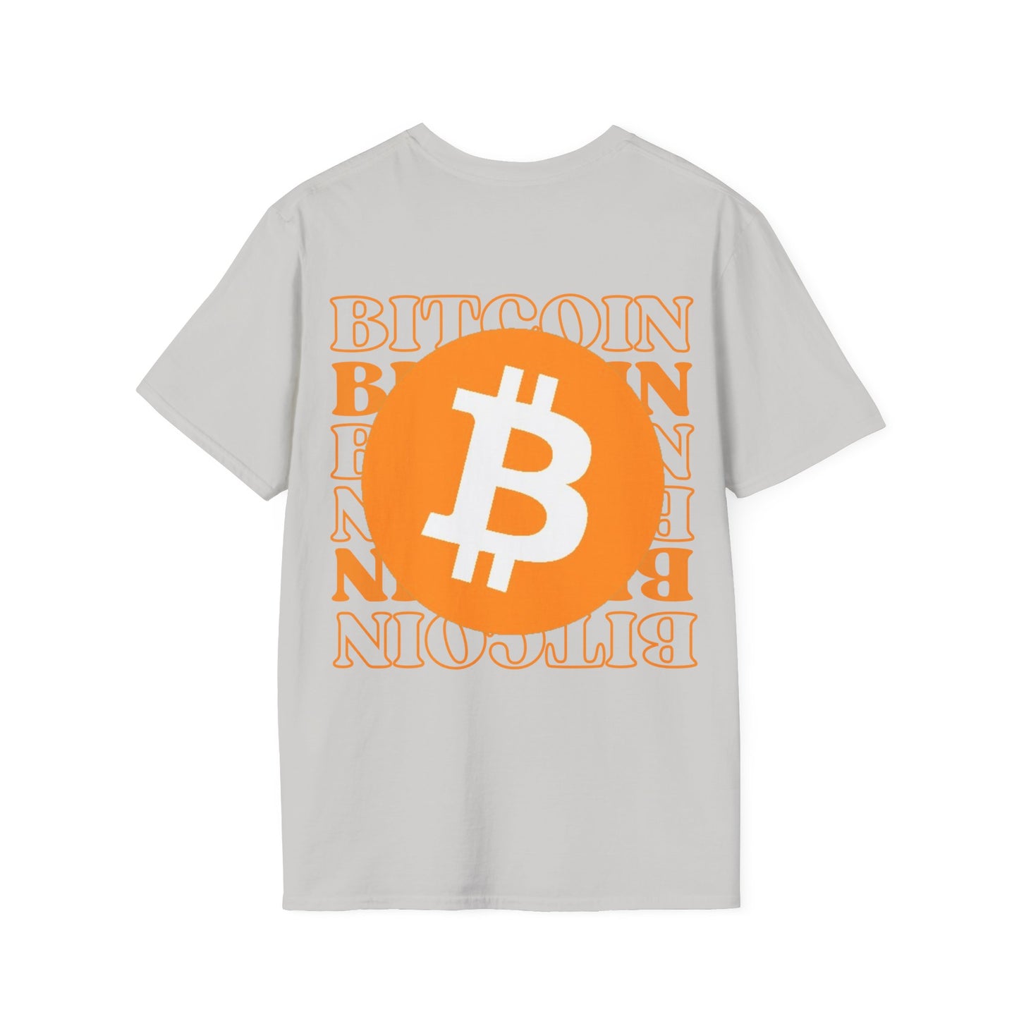 2-sided Bitcoin (BTC) Decentralized Freedom LTcolors Unisex T-Shirt by cypherpunkgear