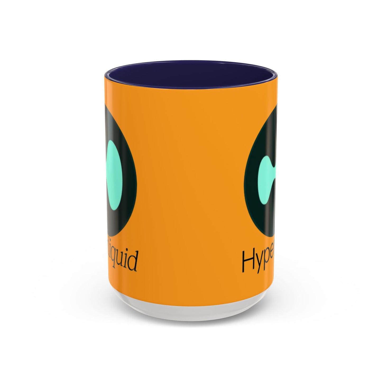 Hyperliquid Black font Orange Accent Mug by cypherpunkgear.com