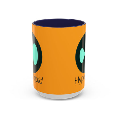 Hyperliquid Black font Orange Accent Mug by cypherpunkgear.com