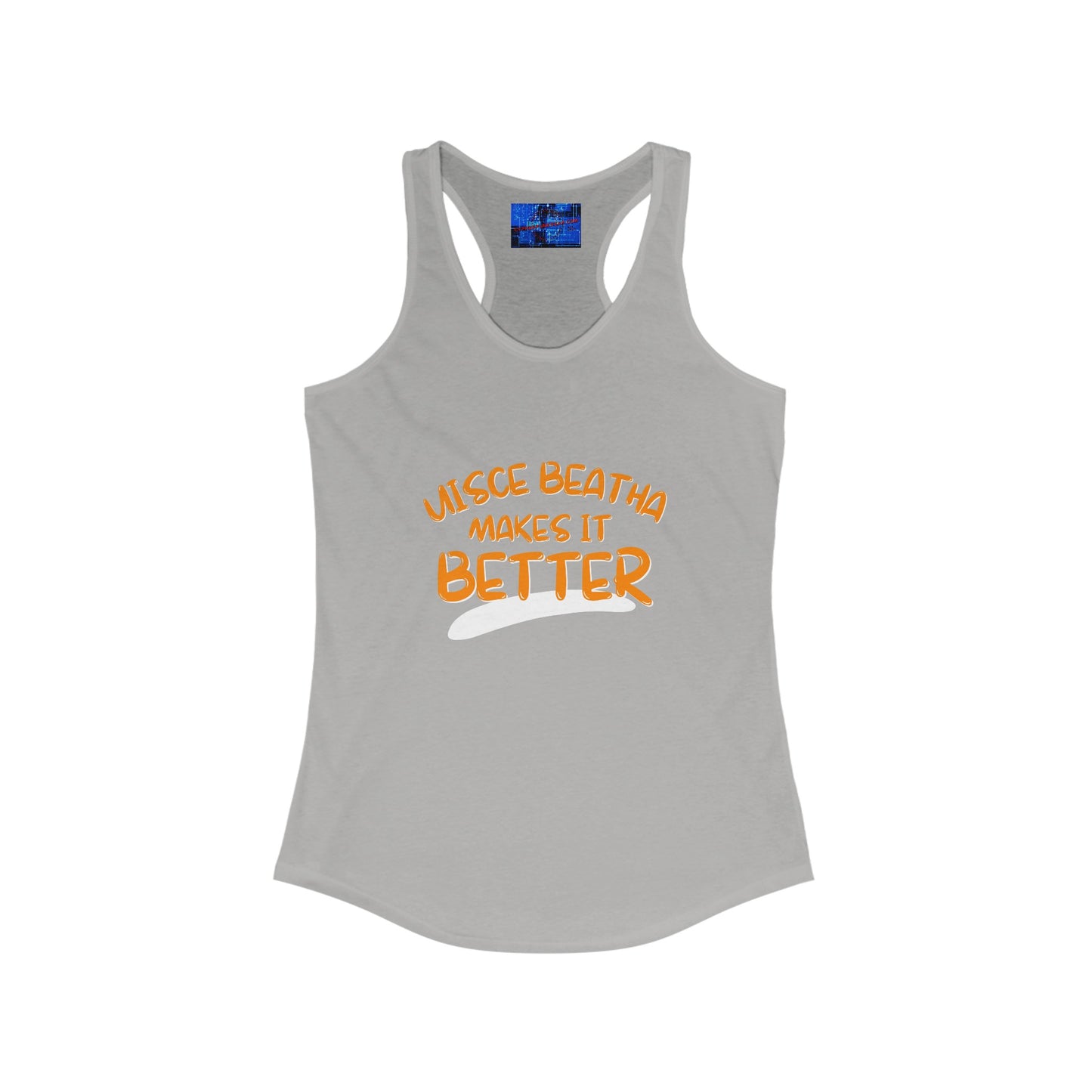 Uisce Beatha makes it better OGfont Women's Racerback Tank Top by cypherpunkgear