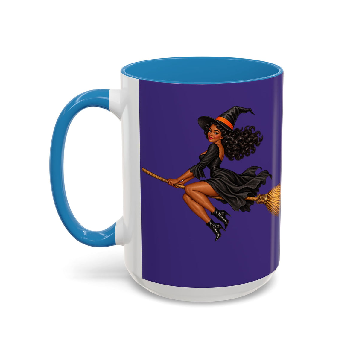 Velvet Vex Purple Accent Mug by CreepyCrafts.boo