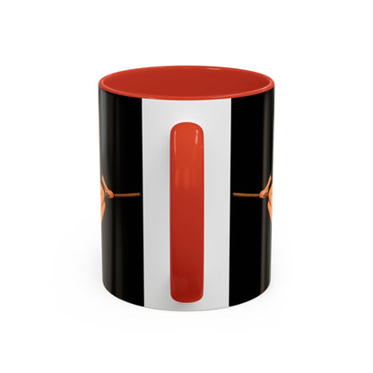 Hazel Hex Black Accent Mug by CreepyCrafts.boo
