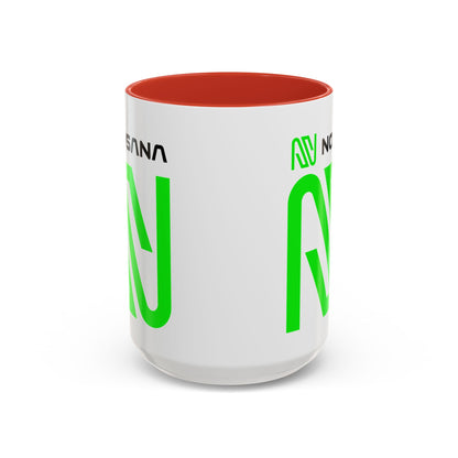 Nosana (NOS) Accent Mug by cypherpunkgear