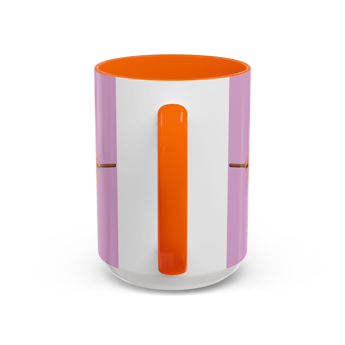 Hazel Hex Pink Accent Mug by CreepyCrafts.boo