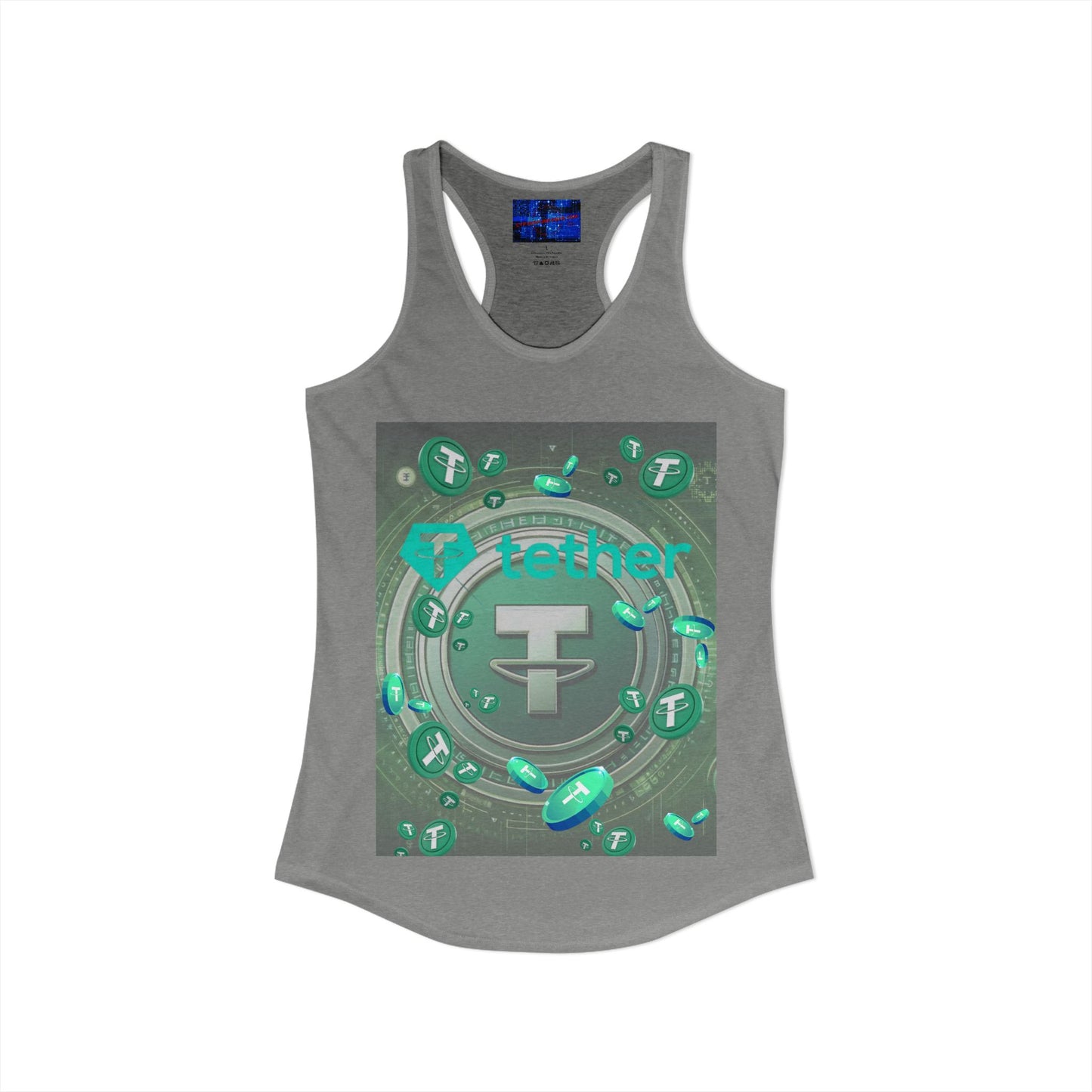 Tether Women's Racerback Tank Top by cypherpunkgear.com