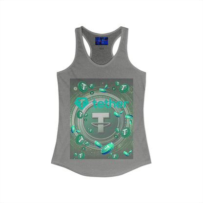 Tether Women's Racerback Tank Top by cypherpunkgear.com