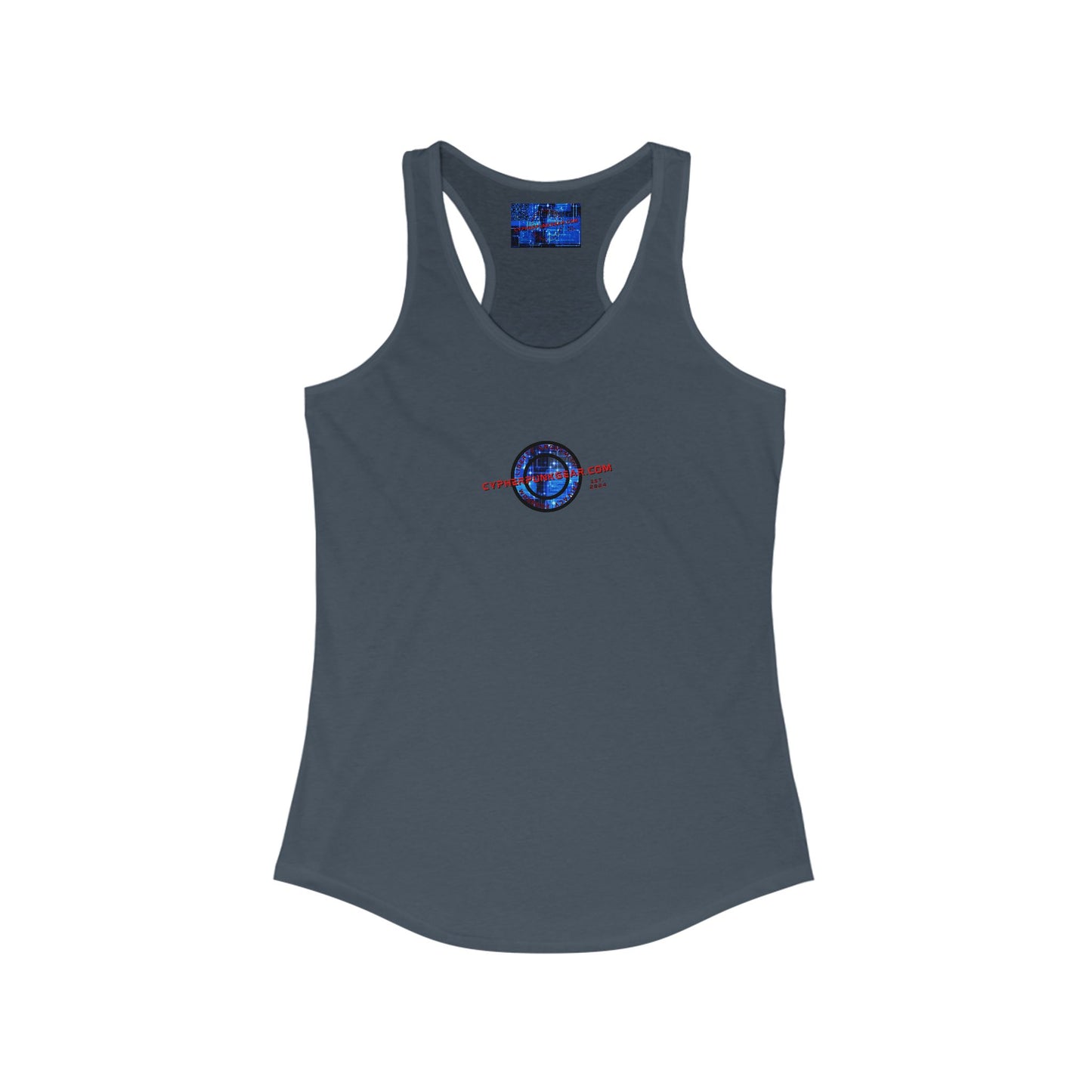 2-sided, cypherpunkgear.com Logo Women's Racerback Tank Top by cypherpunkgear.com