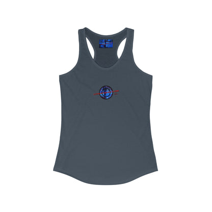 2-sided, cypherpunkgear.com Logo Women's Racerback Tank Top by cypherpunkgear.com