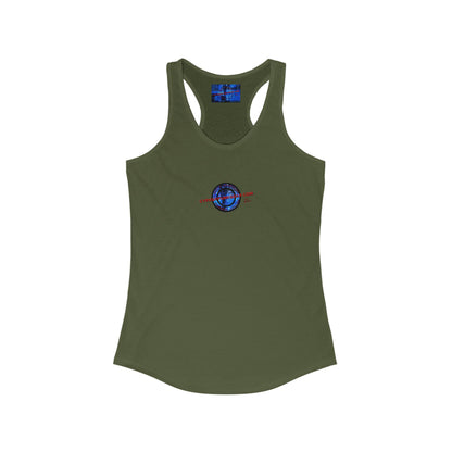 2-sided, cypherpunkgear.com Logo Women's Racerback Tank Top by cypherpunkgear.com