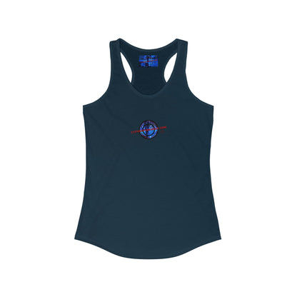 2-sided, cypherpunkgear.com Logo Women's Racerback Tank Top by cypherpunkgear.com