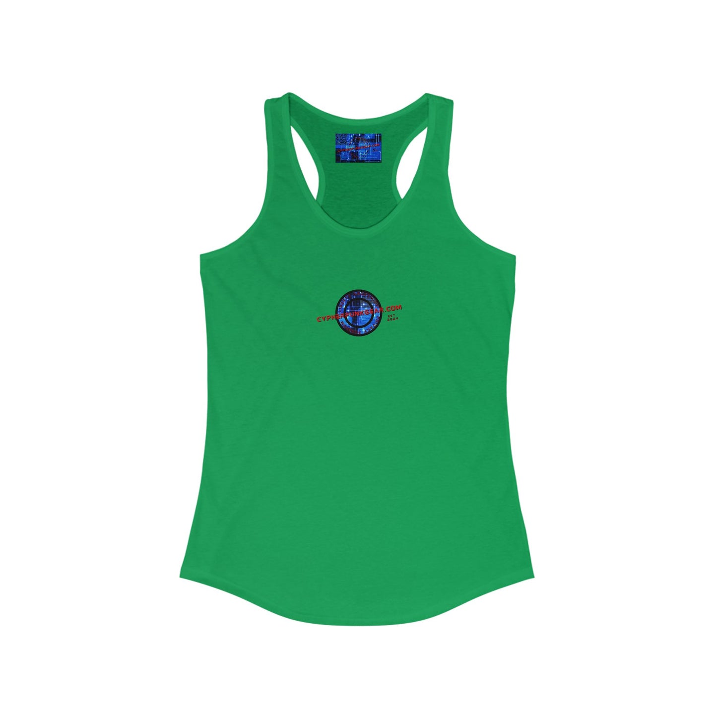 2-sided, cypherpunkgear.com Logo Women's Racerback Tank Top by cypherpunkgear.com
