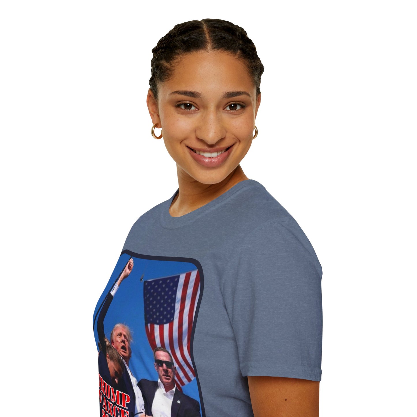 Trump and Vance 2024 DKcolors Unisex T-Shirt by cypherpunkgear