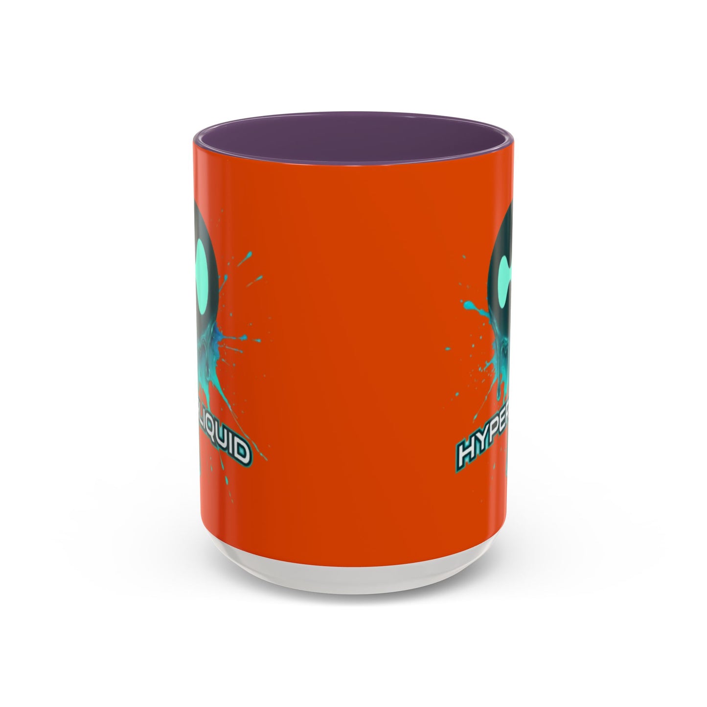 HYPE Drip Orange Accent Mug by cypherpunkgear.com
