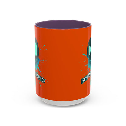 HYPE Drip Orange Accent Mug by cypherpunkgear.com