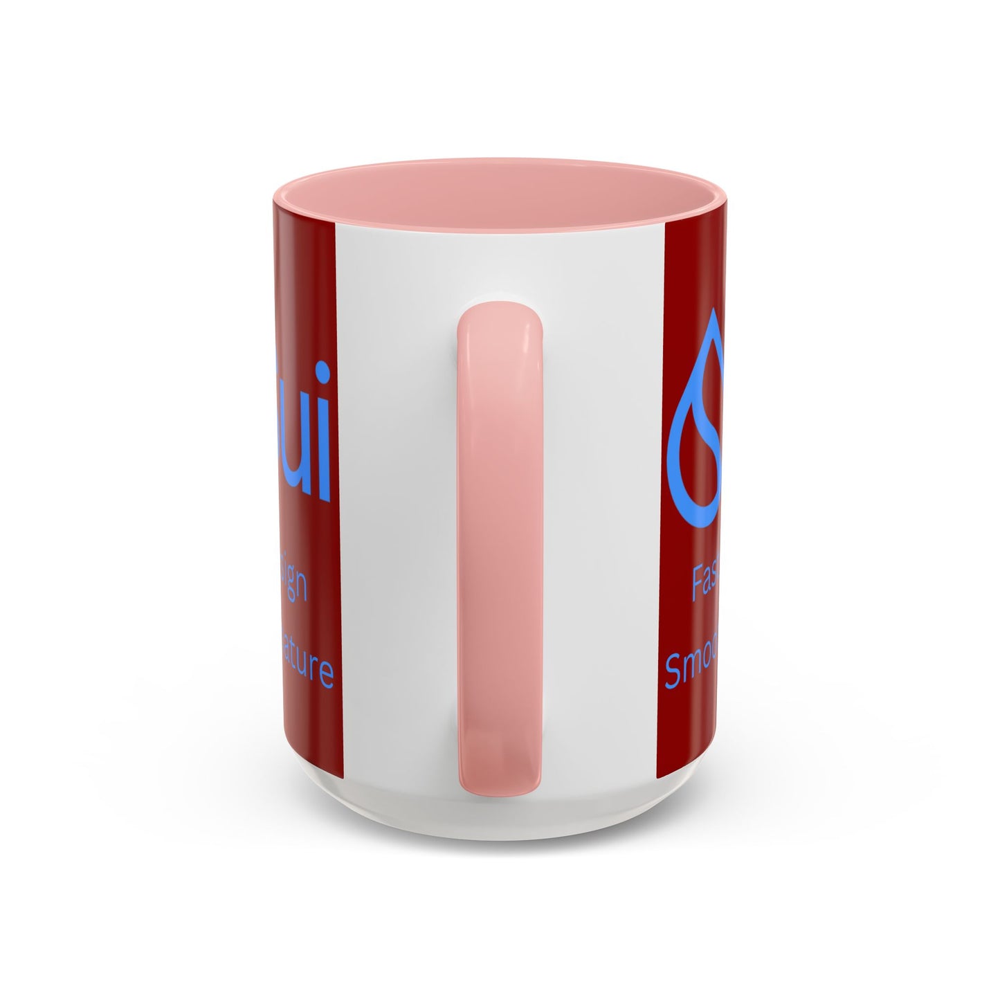 SUI Red Accent Mug by cypherpunkgear.com