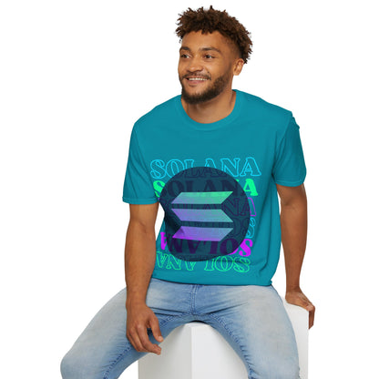 Solana Solana Solana (SOL) DKcolors Unisex T-Shirt by cypherpunkgear