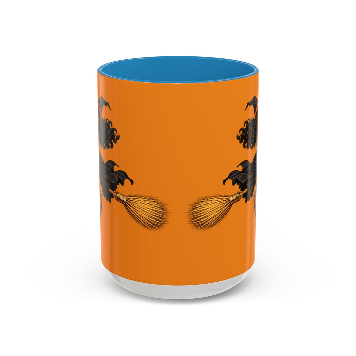 Velvet Vex Orange Accent Mug by CreepyCrafts.boo