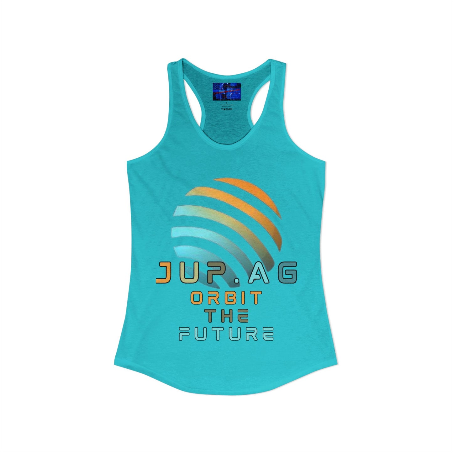 Jupiter (JUP) Orbit the Future Women's Racerback Tank Top by cypherpunkgear.com