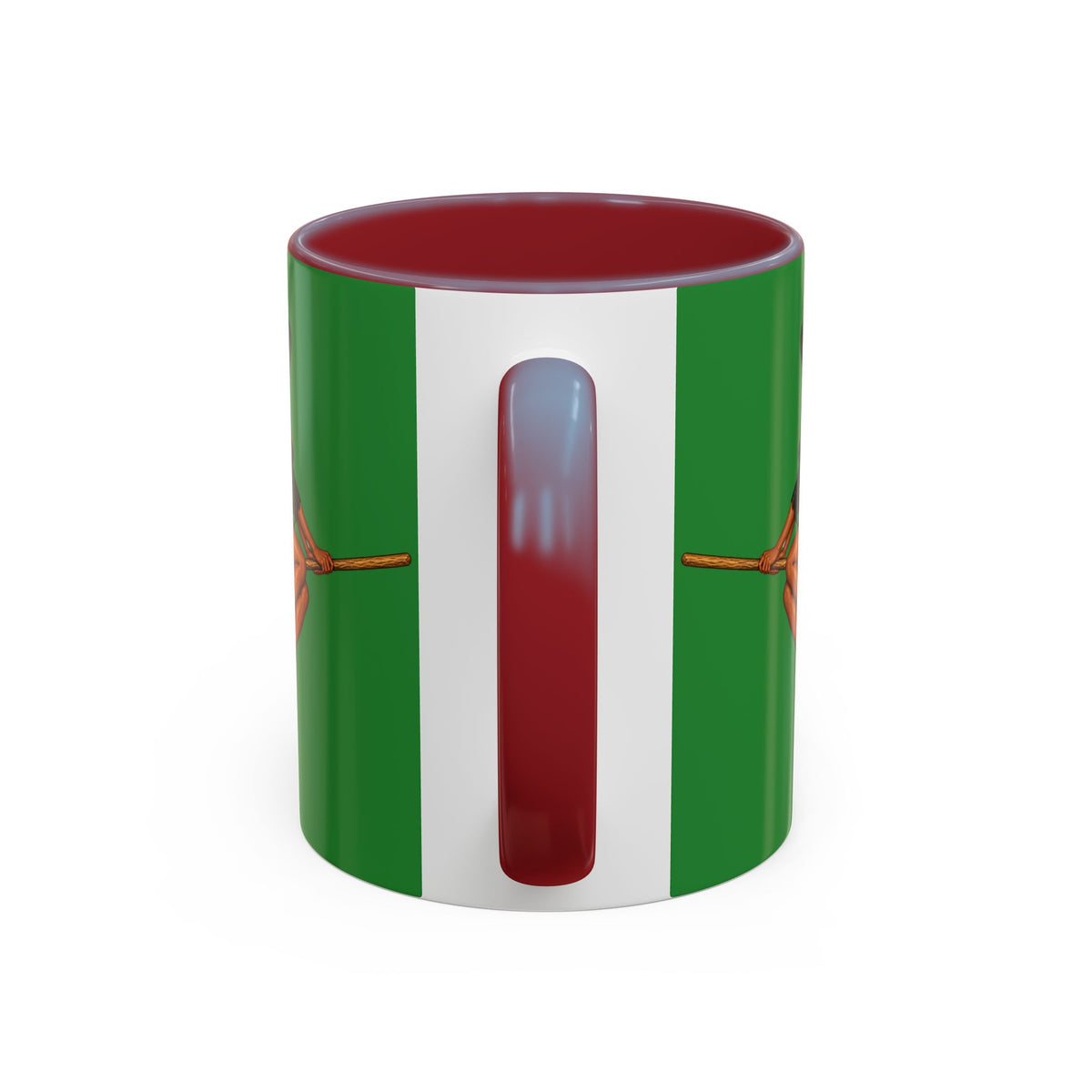 Velvet Vex Green Accent Mug by CreepyCrafts.boo