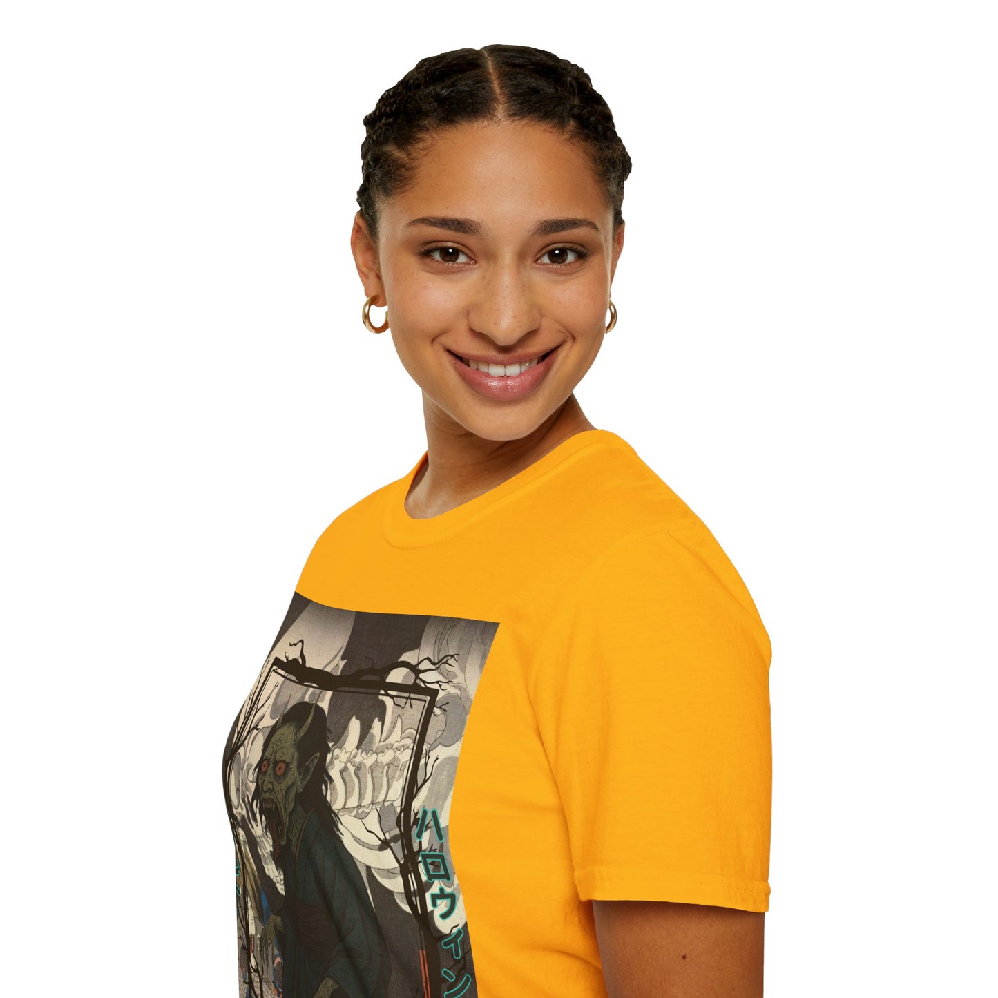 Yōkai Happy Halloween Light colors Unisex T-Shirt by CreepyCrafts.boo