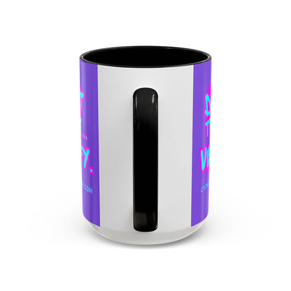 Don't Trust...Verify. Light Purple Accent Mug by cypherpunkgear.com