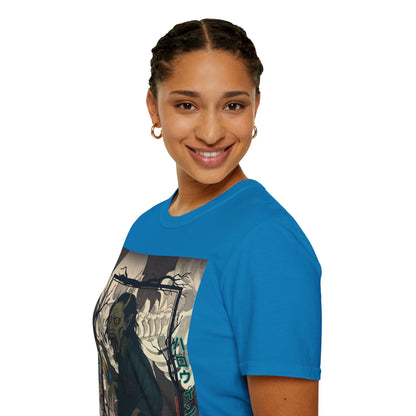 Yōkai Happy Halloween Dark colors Unisex T-Shirt by CreepyCrafts.boo