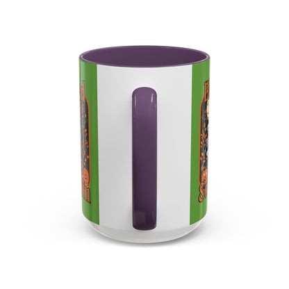 Spooktacular Skeletons of Samhain Accent Mug by CreepyCrafts.boo