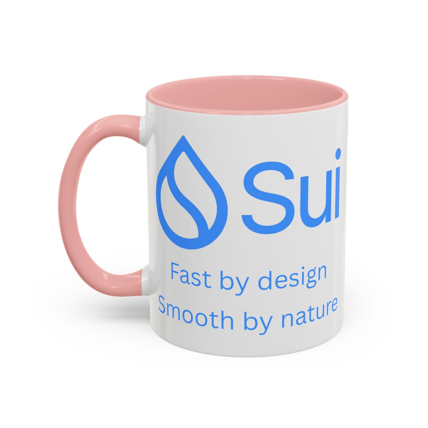 SUI White Accent Mug by cypherpunkgear.com