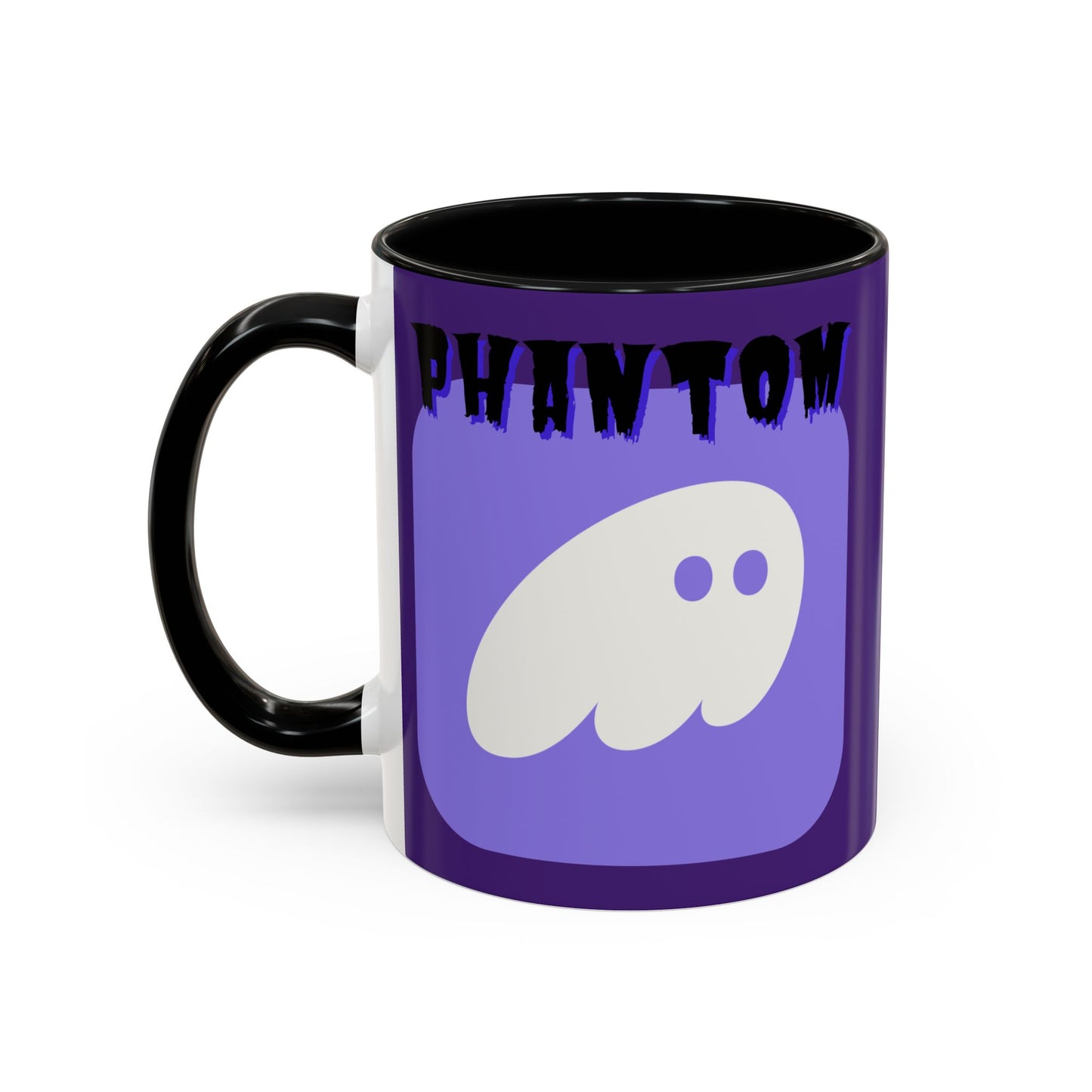 Phantom Hot Wallet Purple Accent Mug by cypherpunkgear.com