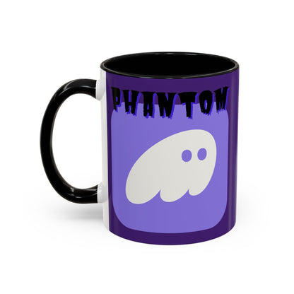 Phantom Hot Wallet Purple Accent Mug by cypherpunkgear.com