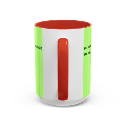 Sometimes I talk to myself - me: omg...same Light Green Accent Mug by cypherpunkgear.com