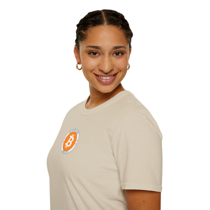 2-sided, Bitcoin, Bitcoin, Bitcoin (BTC) Light colors Unisex T-Shirt by cypherpunkgear.com
